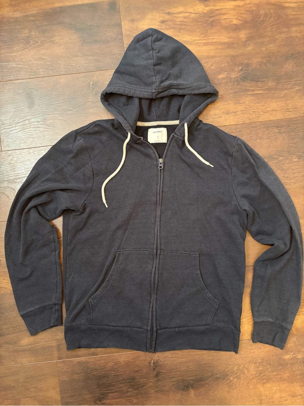 Old Navy Men's Navy Zip Hoodie Sweater
